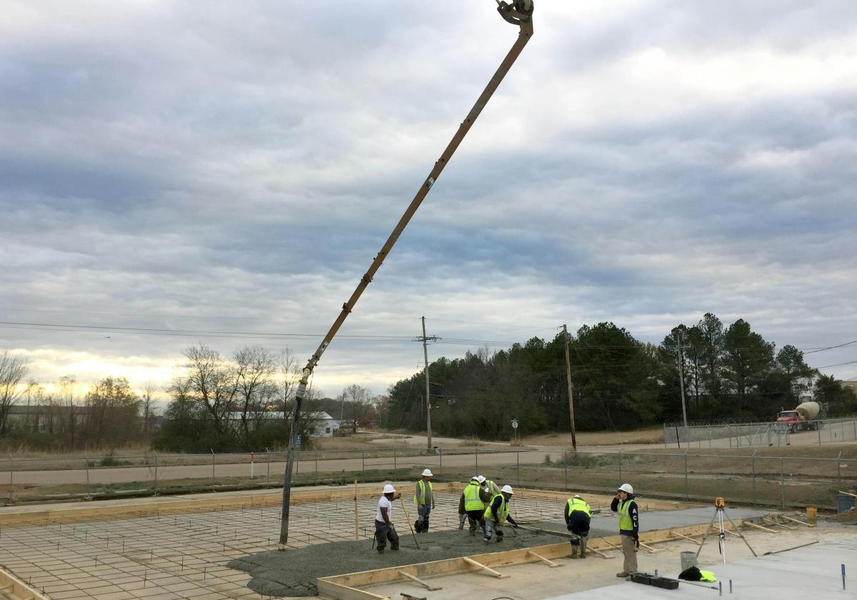 Concrete Pad Installation