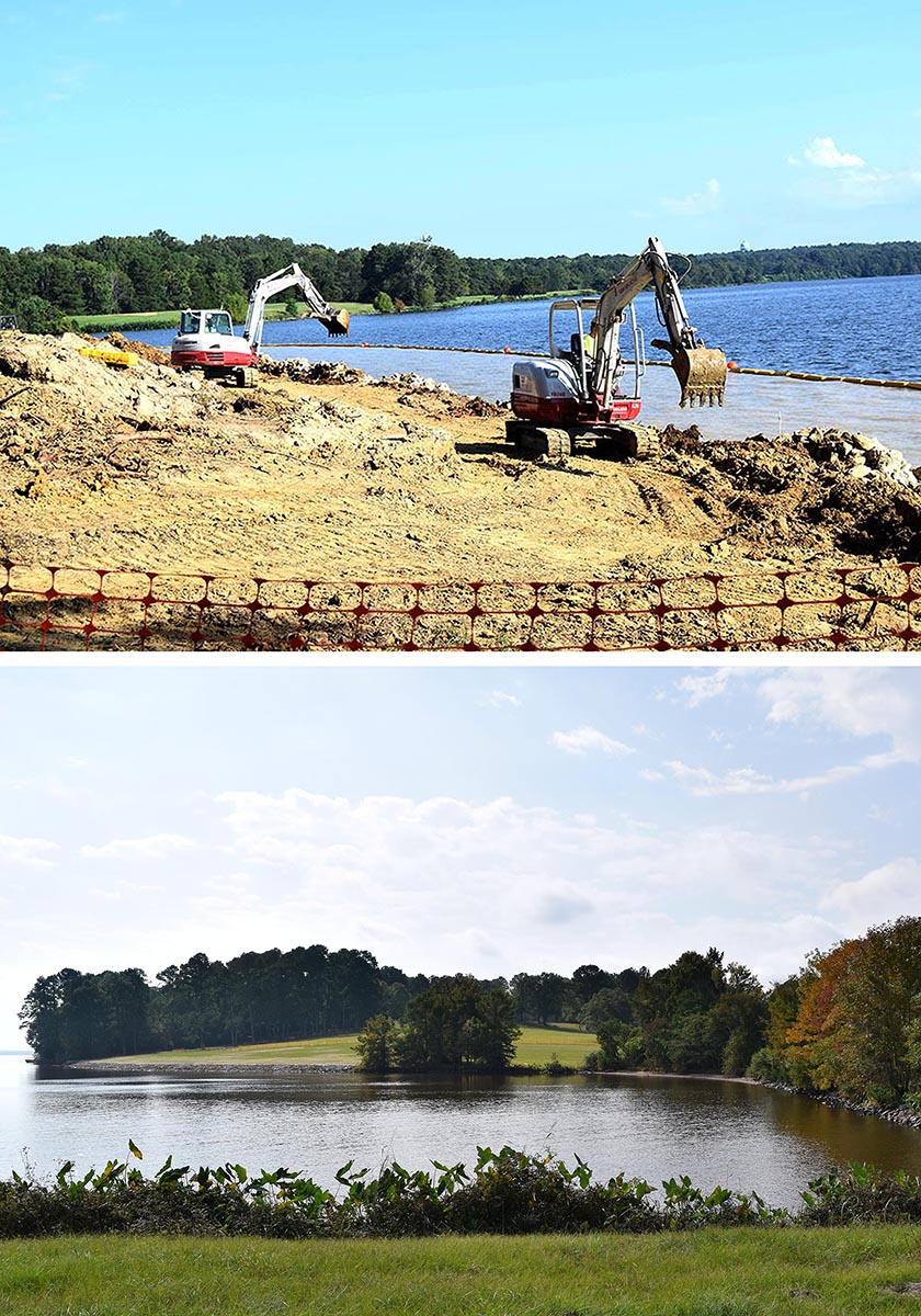 Reservoir Shoreline Restoration