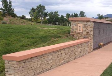 Columbarium Retaining Walls